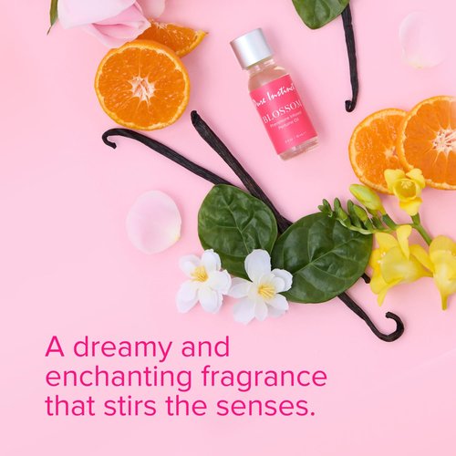Pure Instinct BLOSSOM The Original Pheromone Infused Essential Oil Perfume Cologne - For Her Women - TSA Ready (Dropper Bottle 0.5 Fl. Oz./15mL)