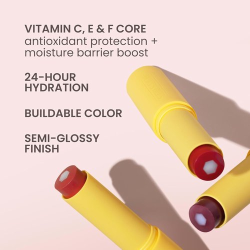 Burt’s Bees Tinted Lip Balm - Cheeky Cherry Hydrating Formula with Vitamin C, E & F | 0.16oz
