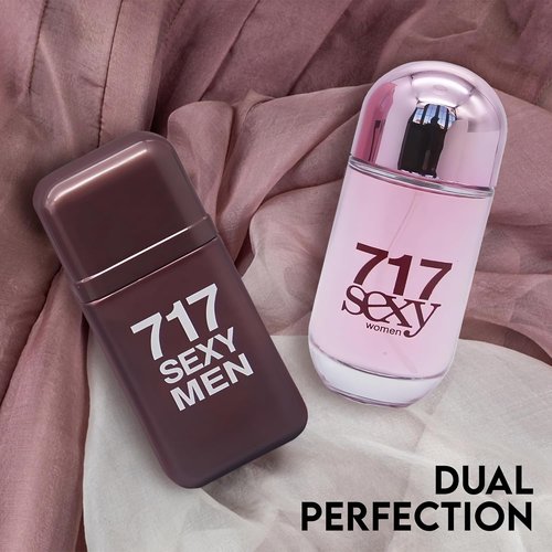 AFLUXE 717 Sexy Couple Set Perfume - Amber Floral & Bourbon Vanilla Eau De Parfum, 100ml Elegant Gift