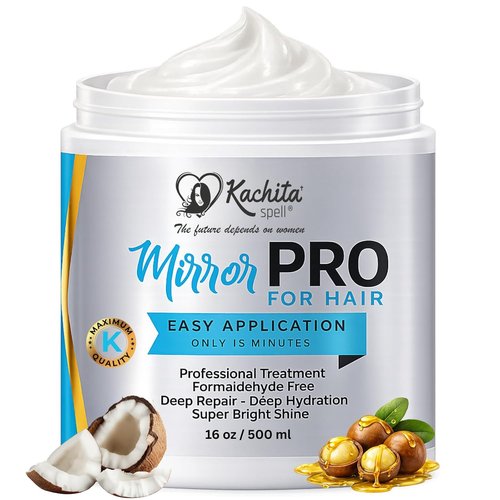Kachita Spell MirrorPRO Hair Mask - Deep Conditioner for Dry, Damaged Hair | 16 oz Intensive Repair & Hydration