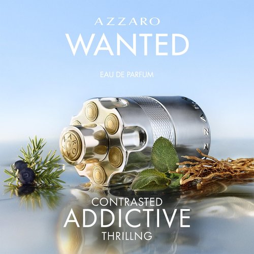 Azzaro Wanted Eau de Parfum - Intense Men's Cologne with Woody & Spicy Notes - Lasting Freshness