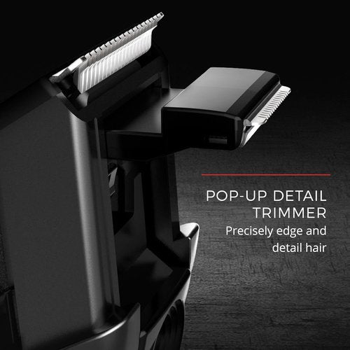 Remington Barba Beard Trimmer - Cordless Groomer with Ceramic Blades, 9 Length Settings, Rechargeable Battery