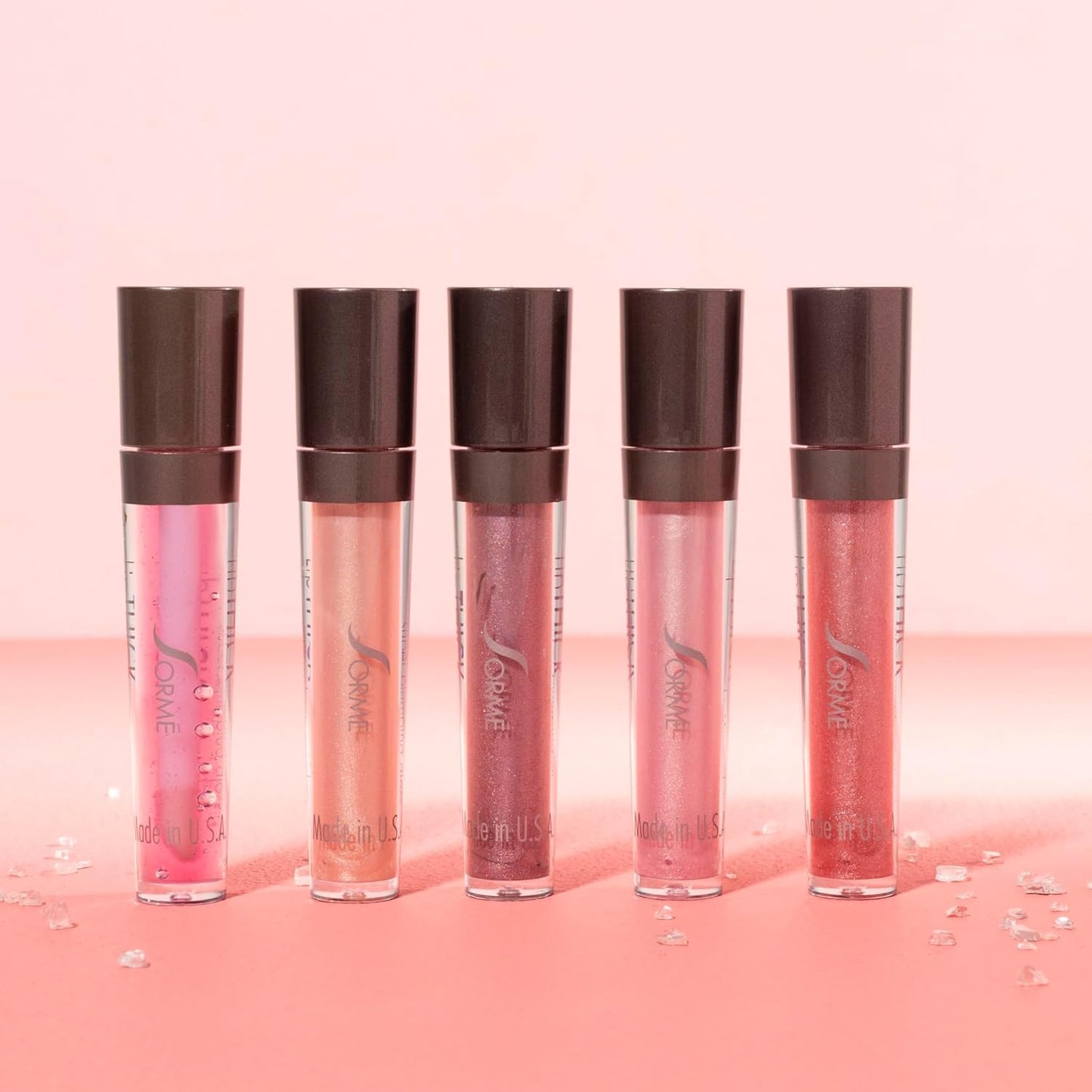 SORME Treatment Cosmetics LipThick Plumping Gloss - Shiny, Fuller Lips | Doll Shade