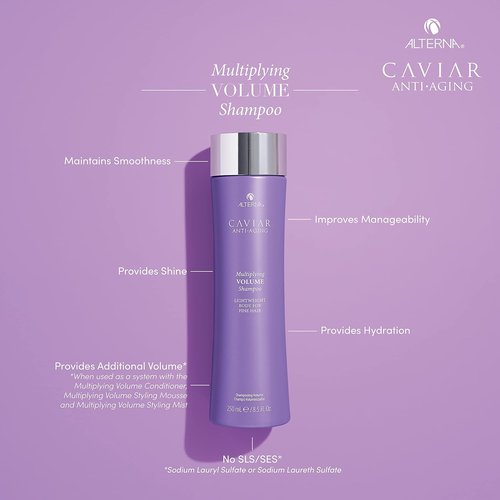 Alterna CAVIAR Anti-Aging Shampoo - Volume Boost for Fine, Limp Hair | Sulfate-Free Formula