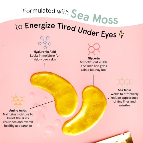 Grace & Stella Under Eye Mask - Award-Winning Gel Patches for Dark Circles & Puffiness | 24 Pairs, Gold