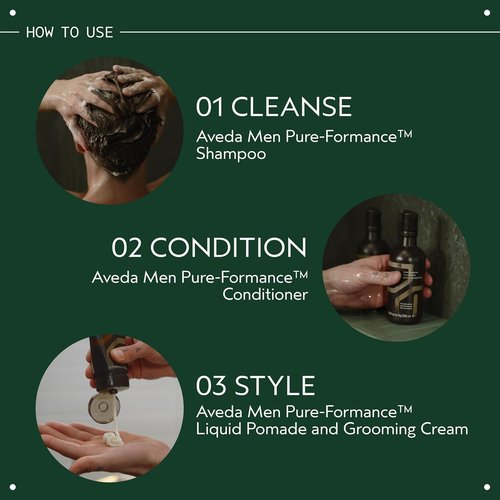 Aveda Men Pure-Formance Liquid Pomade - Medium Hold, Lightweight Formula, Adds Shine | 6.7 Fl Oz