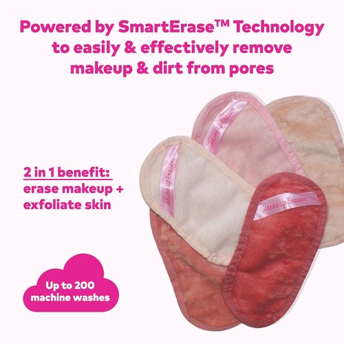 MakeUp Eraser Mini PRO 5-Pack Gift Set - Effortlessly Remove All Makeup With Just Water | 5 Count