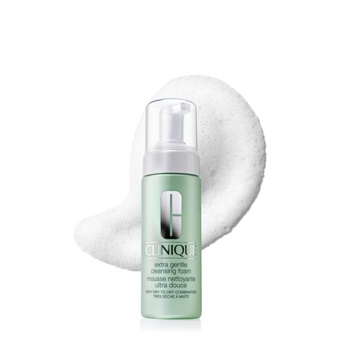 Clinique 3-Step Mild Cleansing Foam Face Cleanser - Non-Irritating Formula for Dry & Sensitive Skin | 4.2 Fl Oz