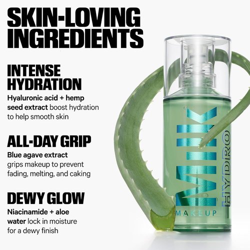 Milk Makeup Jumbo Hydro Grip Primer - Hydrating Gel Formula - Paraben, Oil & Silicone Free - 5.28 Fl Oz
