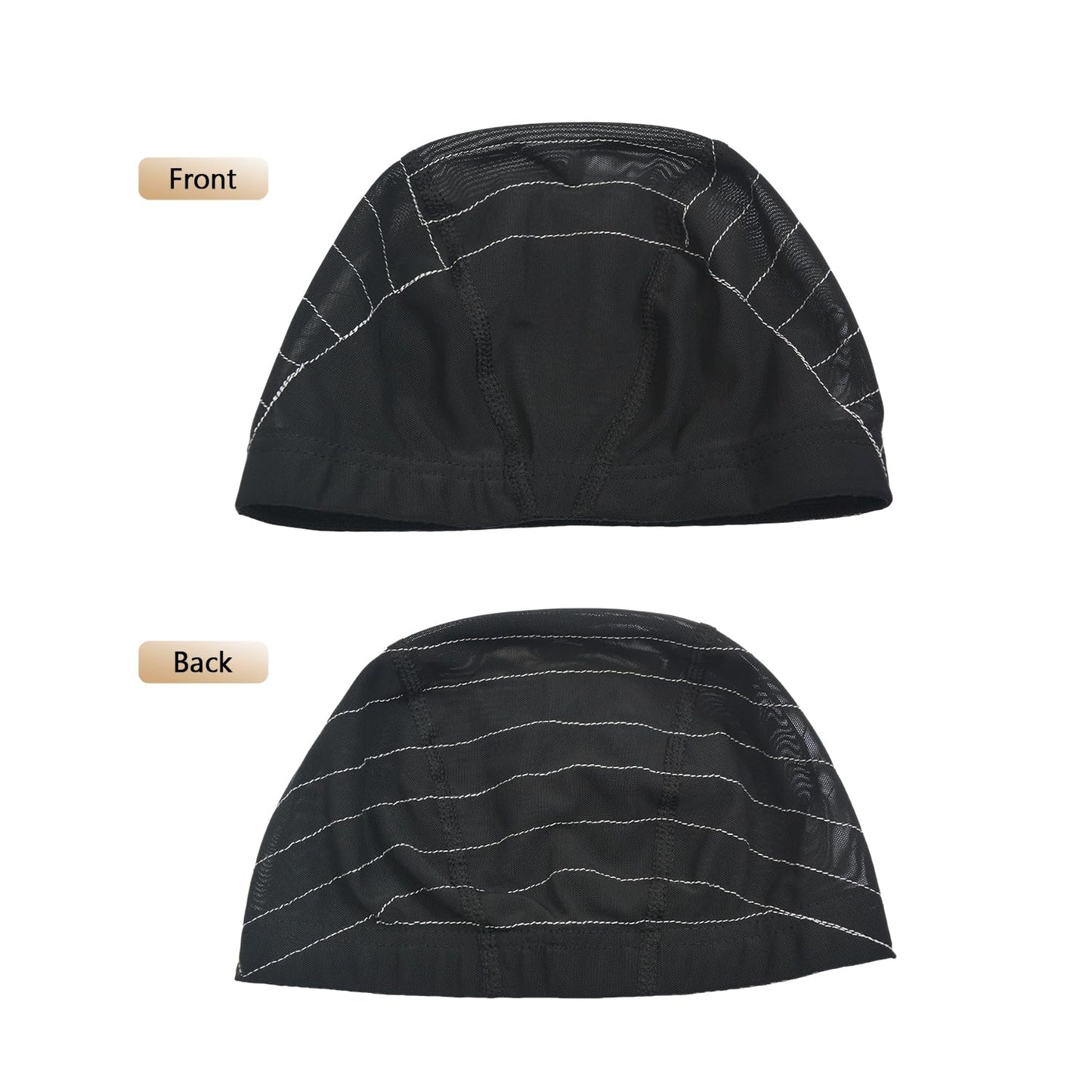 Mesh Dome Caps Wig Cap with Guideline Map for Wig Making Stretchable Wig Caps for Beginners Making Wigs (13x4 M)