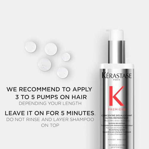Kerastase Premiere Repair Pre-Shampoo Treatment - Dual-Action Formula for Stronger Hair | 93% Less Breakage