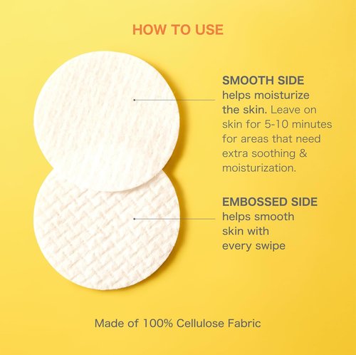 OHUI Miracle Toning Dual Sided Toner Pads - Exfoliating & Soothing | Glowing Skin with Hyaluronic Acid & Vitamin C