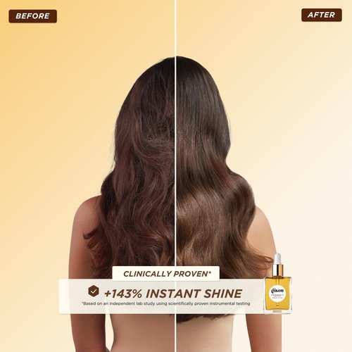 Gisou Honey Infused Hair Oil Mini - Hydrating Frizz Control Treatment with Mirsalehi Honey | 0.7 Fl Oz
