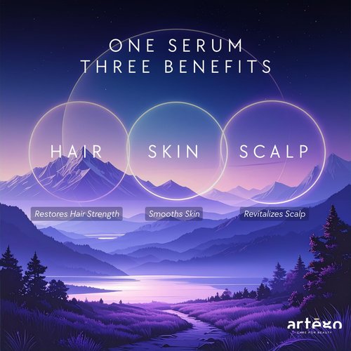 Artègo Rain Dance Renaissance Sublime Night (3.4 oz) – Overnight Anti-Aging Serum for Scalp, Hair & Skin