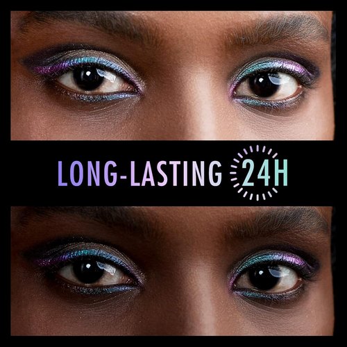 BEPHOLAN Metallic Eyeliner Pencil - Waterproof Glitter Eye Liner in Blue Purple Shifting Colors | 24h Long-Lasting