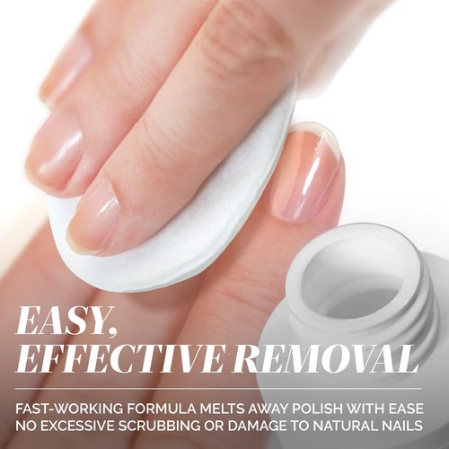 LONDONTOWN Acetone-Free Nail Polish Remover – Fast-Acting, Gentle Formula with Vitamins A & E, Removes Glitter & Dark Polish, Strengthens & Hydrates Nails, 4 fl oz each, Pack of 2