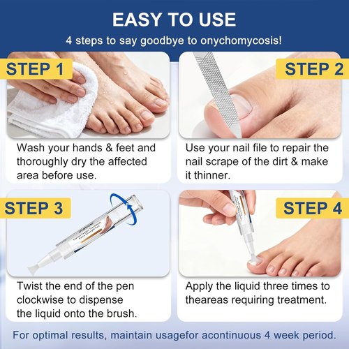 Fungi Nail | Extra Strength Toenail Fungi Treatment Pen - 25% Undecylenic Acid for Damaged Nails
