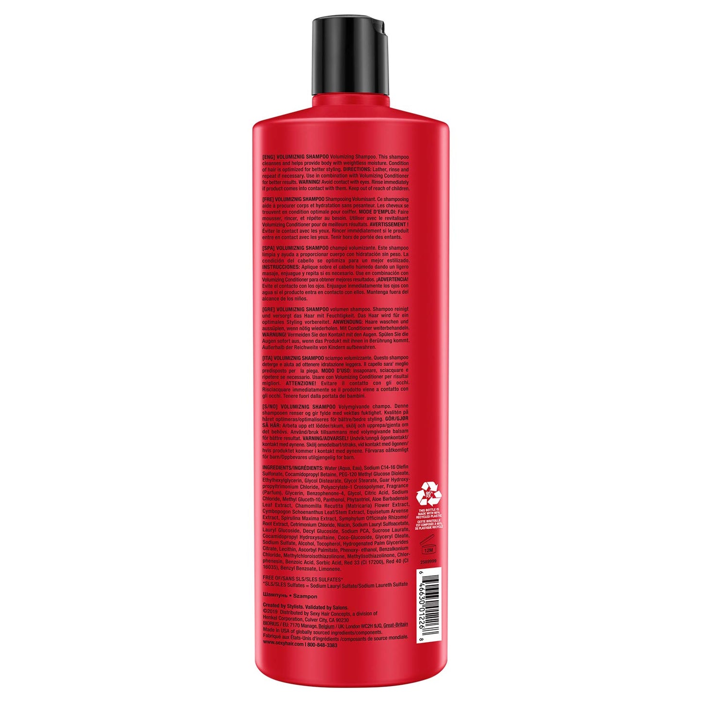 SexyHair Big Volumizing Shampoo & Conditioner - Moisture & Hydration | Sulfate-Free | For All Hair Types