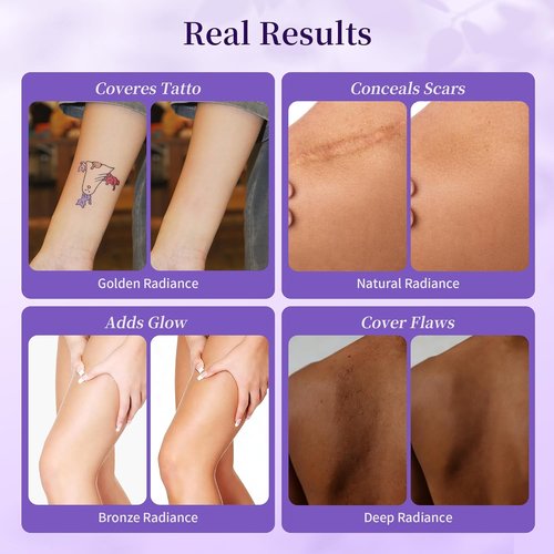 Regine Switzerland Tattoo Cover Up Makeup - Waterproof Body Coverage Perfector, 3.5oz Natural Radiance