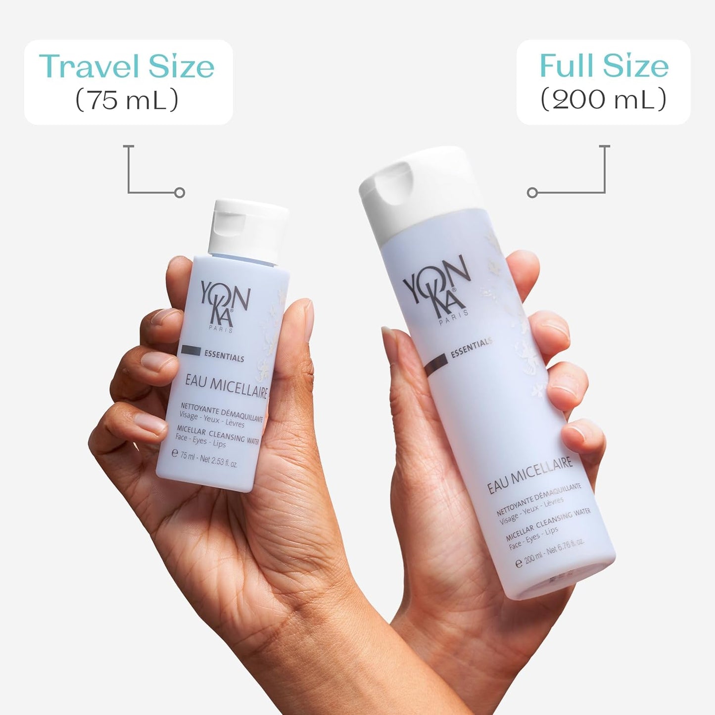 Yon-Ka Micellar Water - Gentle Cleansing Makeup Remover for Hydrated Skin | Paraben-Free 200ml