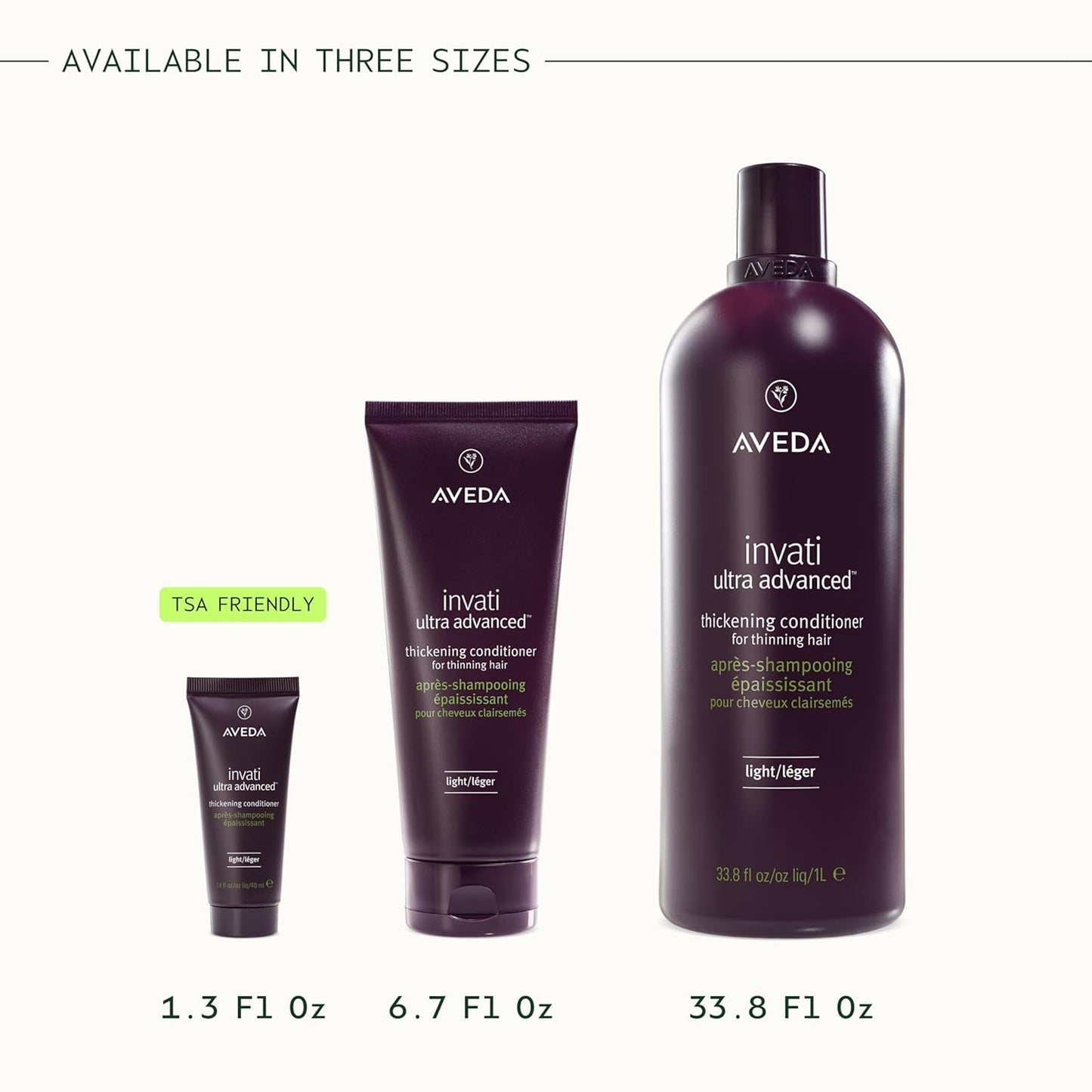 Aveda Invati Ultra Advanced Thickening Conditioner - Reduces Hair Loss by 77% | For Fine to Medium Hair Types