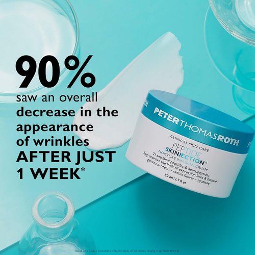 Peter Thomas Roth | Peptide Skinjection™ Moisture Infusion Cream Refill Pod - 1.7 Fl Oz | Boost Firmness & Elasticity, Reduce Fine Lines & Dryness