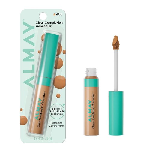 Almay Clear Complexion Concealer - Cruelty-Free, Non-Comedogenic Makeup for Acne-Prone Skin | 0.3 fl oz