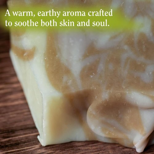 CompassSoap Pachamama Patchouli Bar Soap - Natural & Gentle Lather for Men & Women | 5 oz Pack of 2