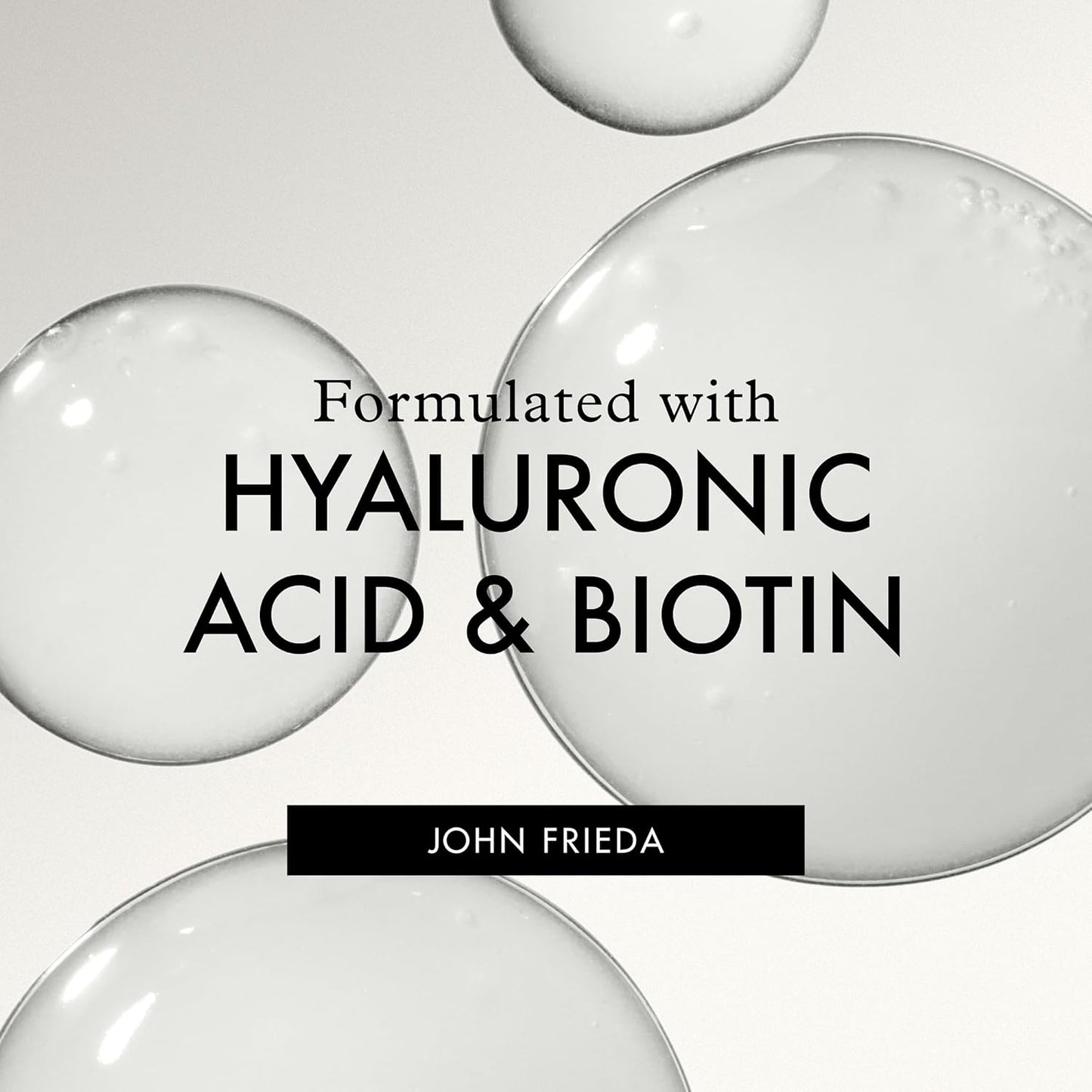 John Frieda ULTRAfiller+ Thickening Shampoo - Strengthen Damaged Hair with Biotin & Hyaluronic Acid | 8.3 Fl Oz