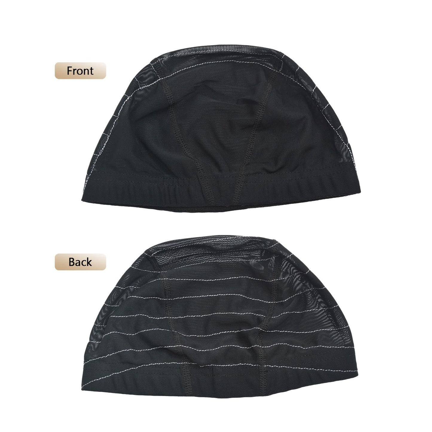 Mesh Dome Caps Wig Cap with Guideline Map for Wig Making Stretchable Wig Caps for Beginners Making Wigs (13x4 M)