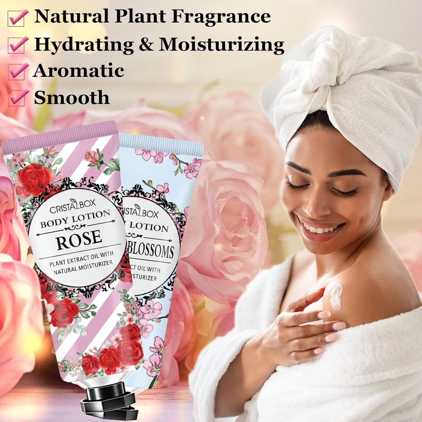 Skiennix 36-Pack Body Lotion for Dry Skin - Natural Shea Butter Moisturizer | Perfect Gift Set