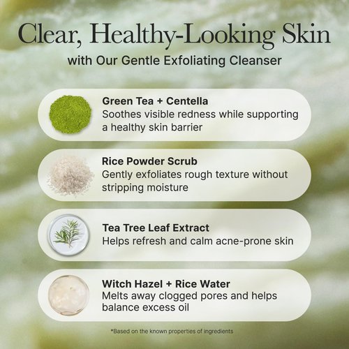 ARENCIA Korean Rice Mochi Face Cleanser - Gentle All-in-One Face Wash for Deep Cleansing & Moisturizing | Acne-Prone Skin