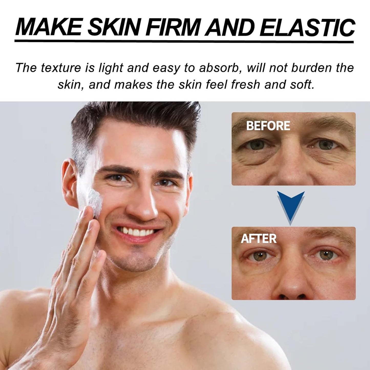 Skiennix 6-in-1 Face Cream for Men - Anti-Aging Moisturizer with Collagen & Hyaluronic Acid | 1.76 fl oz