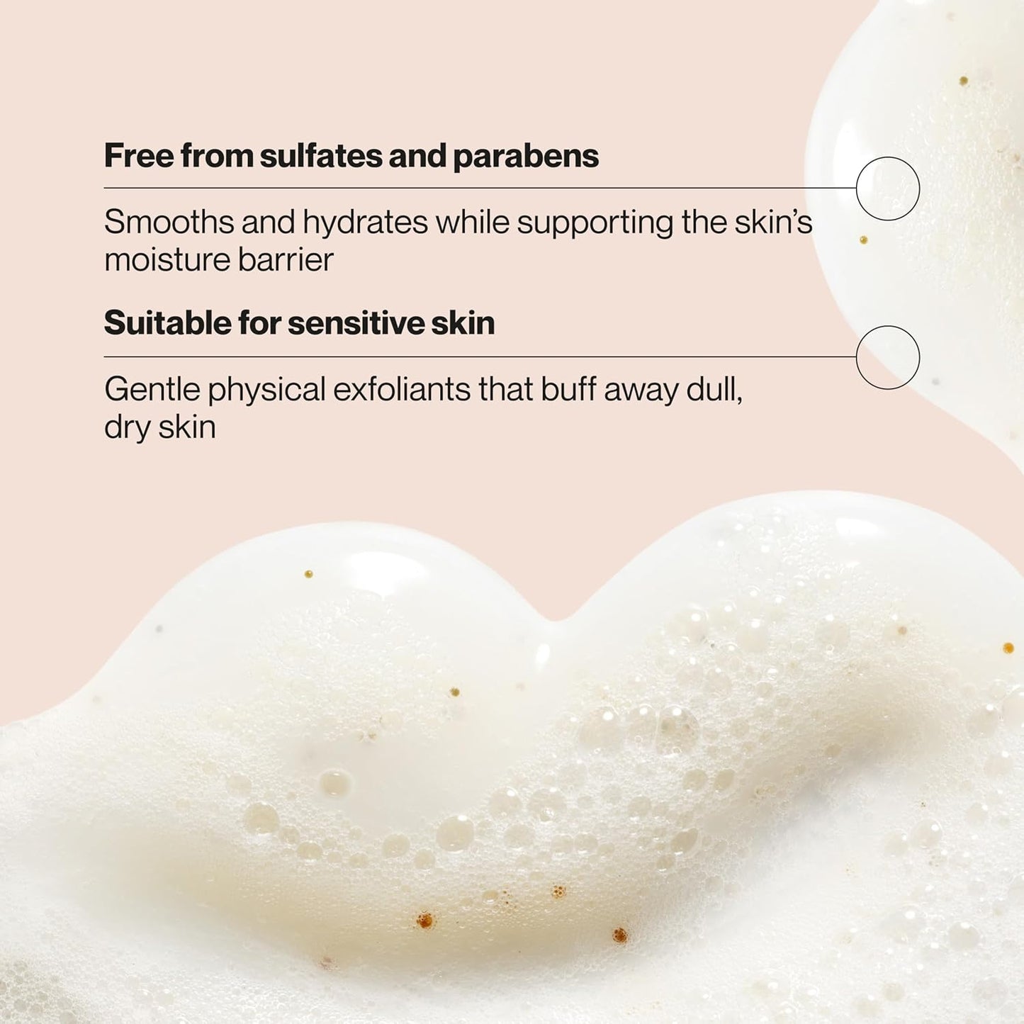 Suave Pistachio Cream Exfoliating Body Wash - Hydrating Scrub with Glycerin & Vitamin E, 18 FL OZ
