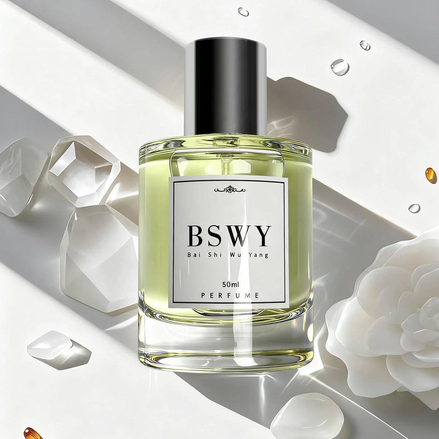 Skiennix Women's Eau de Parfum - Cozy Floral Jasmine & Sweet Vanilla - Long-Lasting Travel Size 1.7oz (50ml)
