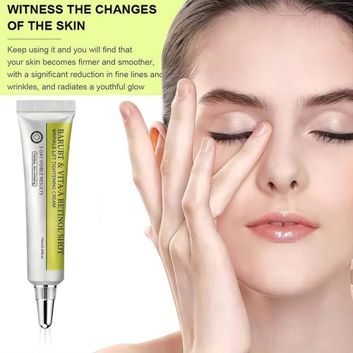 BARUBT Retinol Shot Tightening Booster Serum for Face - Hydrating Essence with Retinal 0.1% & Panthenol 1% to Minimize Pores & Reduce The Appearance of Wrinkles, Firming Facial, 15ml/0.5fl.oz.