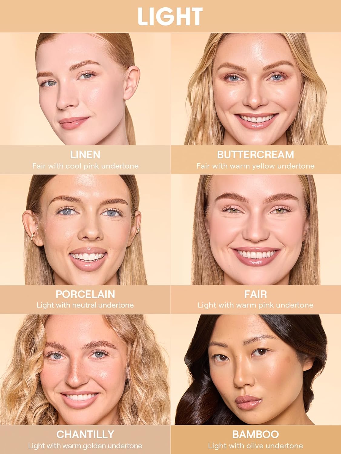 SheGlam Dew & Done Skin Tint - SPF 20 Light-Medium Coverage Foundation for Even Skin Tone | Bamboo