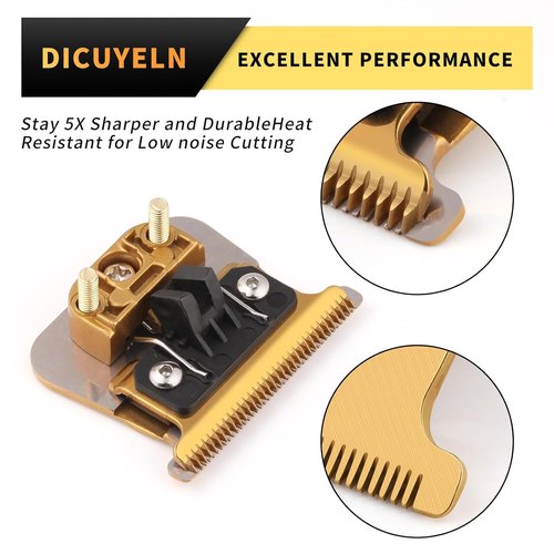 FX707Z Replacement Blades - Zero-Gapped Compatible Blades for FX787 & FX726 Trimmers | Gold Finish
