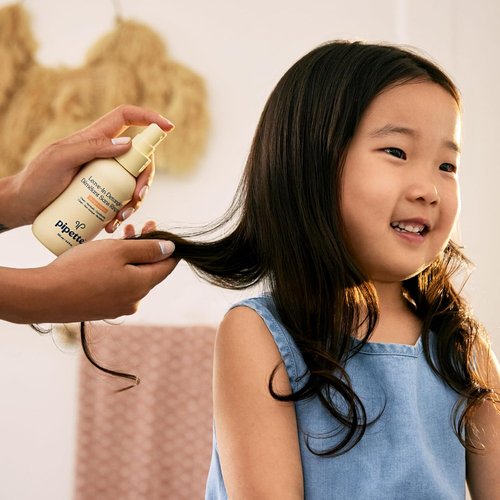 Pipette Leave-In Hair Detangler Spray - Silicone-Free Formula with Squalane | 4.4 Fl Oz for Kids