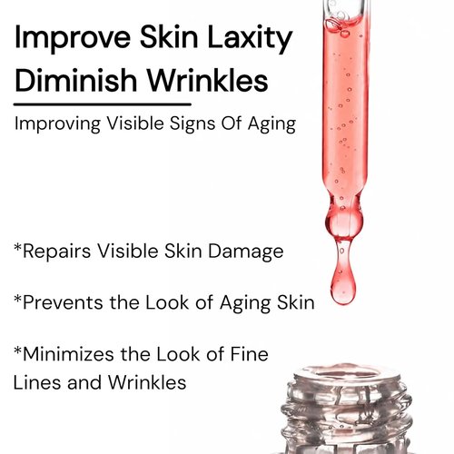 Regine Switzerland Anti-Wrinkle Facial Serum - Firming & Lifting with 10% Pro-Xylane, 1% Retinol, 5% Squalane & 8 Peptides - Deeply Revitalizing