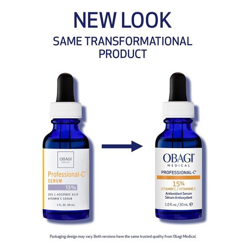 Obagi Medical Professional-C Vitamin C Serum - Brightens Skin Tone & Reduces Fine Lines - Ideal for Sensitive Skin
