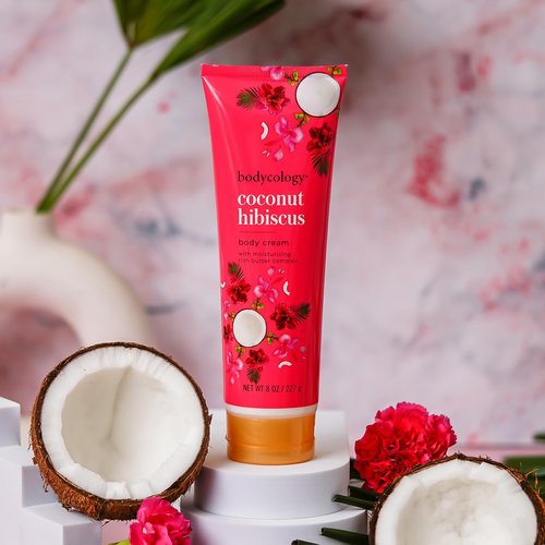 Body Cream - Coconut Hibiscus by Bodycology for Women - 8 oz Body Cream