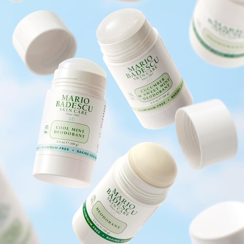 Mario Badescu Aluminum Free Deodorant for Women & Men | Baking Soda & Paraben Free | Underarm Odor Protection for All-Day Freshness | Gentle on Skin | Nourishing Botanical Blend