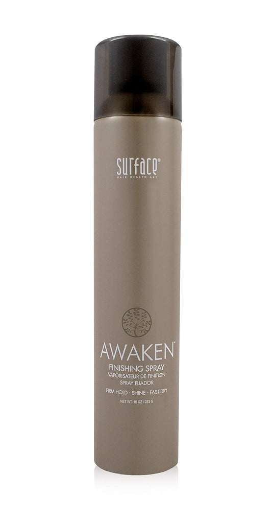 SURFACE Hair Awaken Finishing Spray - Thicken & Revitalize Hair with Firm Hold | Vegan, 10 Fl. Oz.