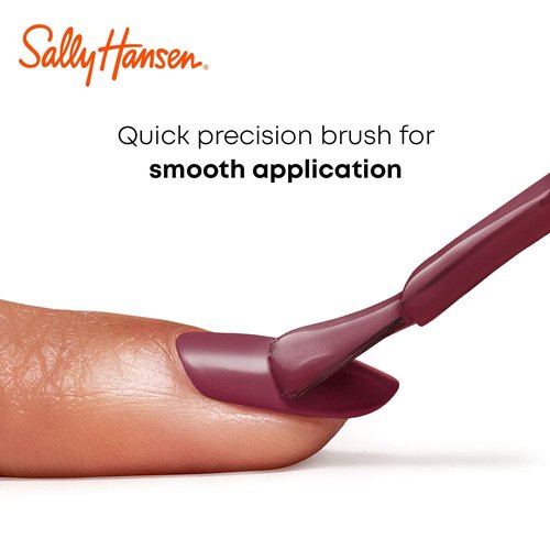 Sally Hansen Miracle Gel Salon Quality Nail Polish | Gel-Like Formula, Two-Step System, No UV Light Needed, Long Lasting | Opaque, Glossy | 439 Red Eye | Scarlet Red Nail Color