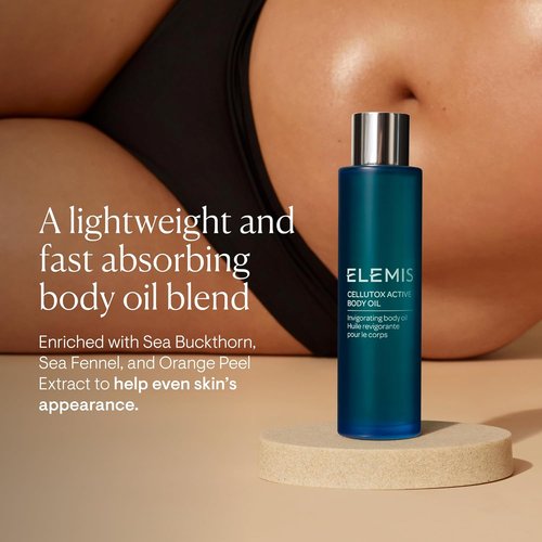 ELEMIS De-Stress Massage Oil - Harmonizing Essential Oil for Deep Nourishment & Relaxation | 3.3 Fl Oz