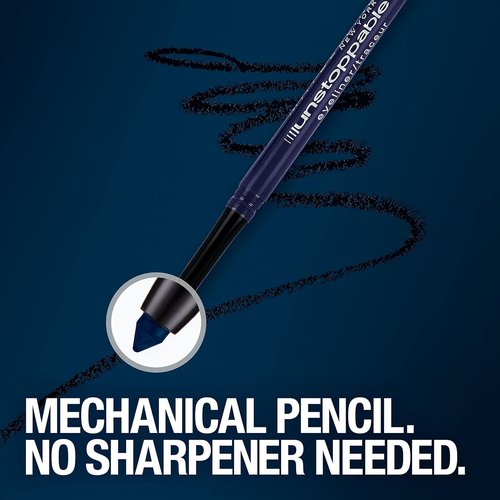 Maybelline Unstoppable Waterproof Eyeliner Pencil - Easy Application, Smooth Glide, Espresso Color, 24-Hour Wear