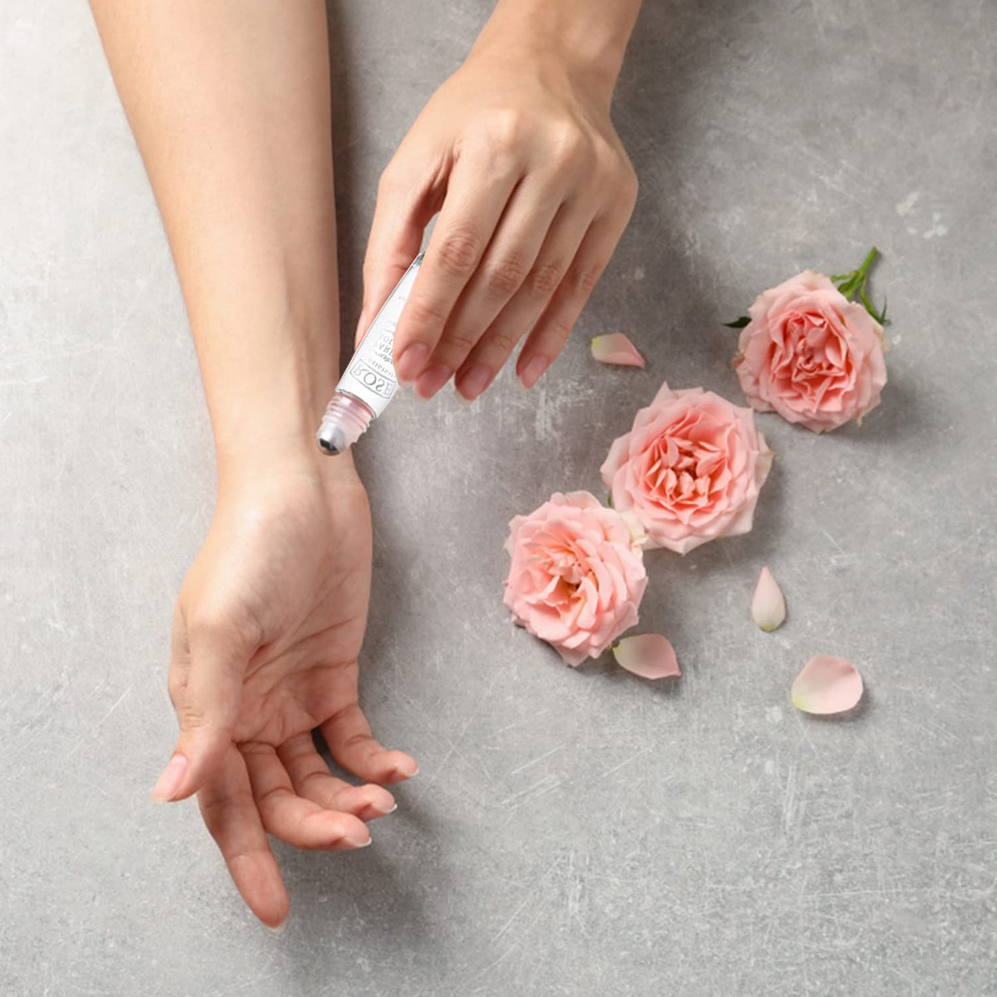 Bulgarian Rose Perfume Roll-On | Alcohol-Free Natural Rose Oil Fragrance - Unisex - 9ml