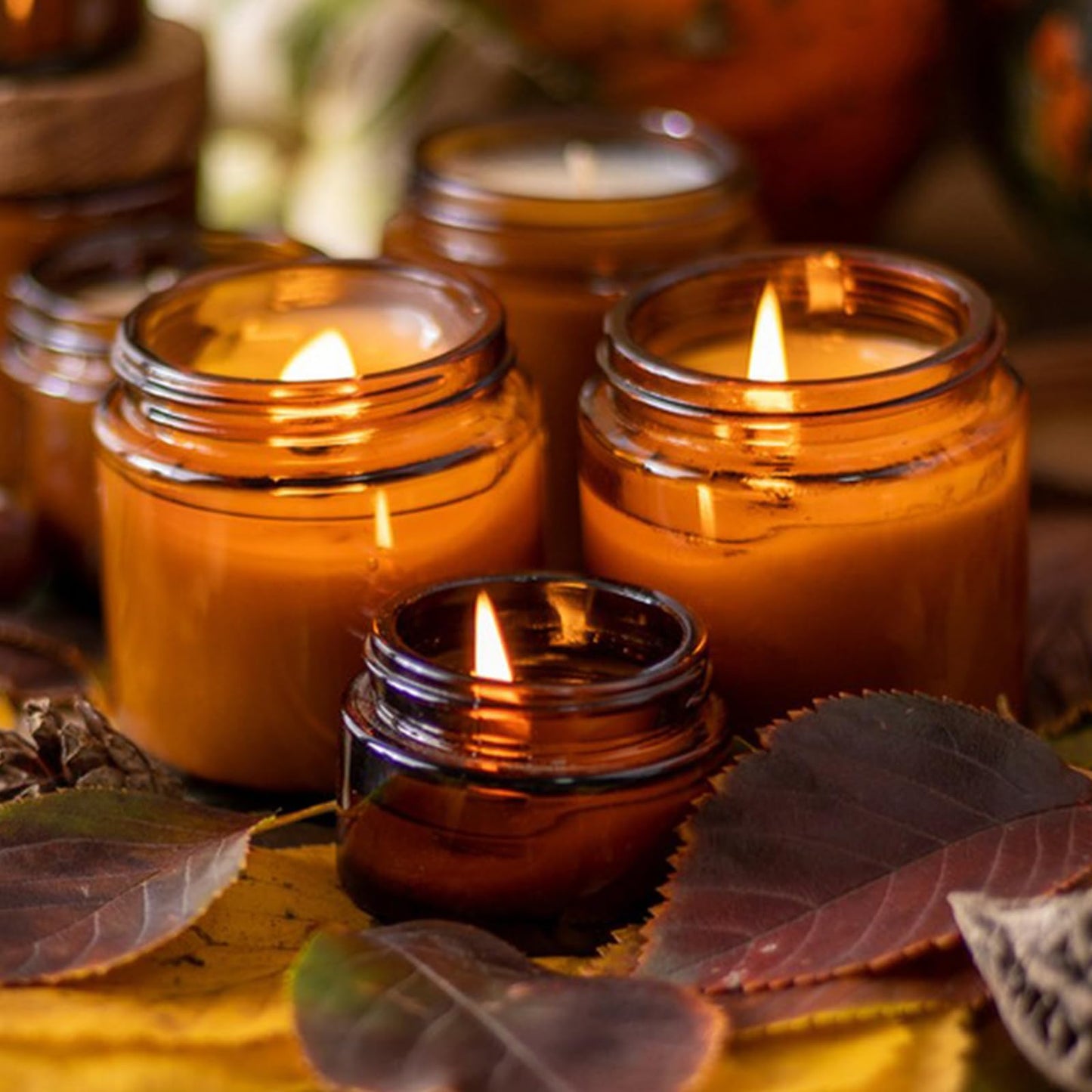 IRON BILL 2 Oz Amber Round Glass Jars with Inner Liners and Gold Lids(12PCS) Empty Cream Containers Refillable Cosmetic Vials for Cosmetics, Lotions, Ointment, Body Scrubs & Balms