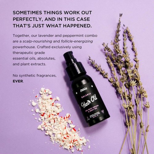 O'Douds Balance Hair Oil - Control Dry, Flyaway & Frizzy Hair - Hydrates & Protects - 2 oz.